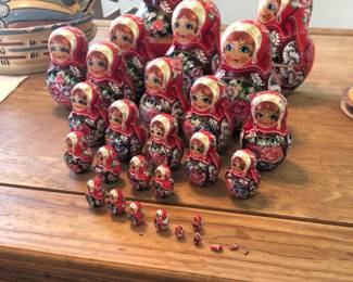 30 Piece nesting dolls