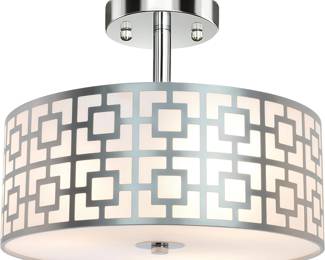 Flush mount light fixtures
