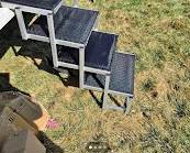 Foldable dog steps