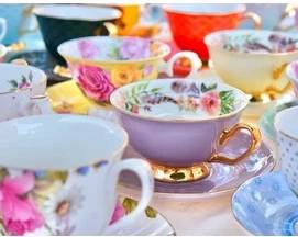 Vintage Tea Cups from 1940 - 1970s. 