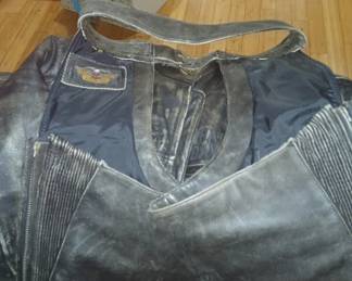 Harley Davidson leather chaps