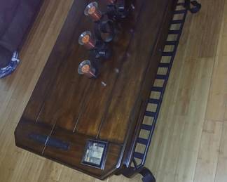 fold open coffee table