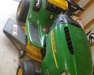 John Deere ride one mower