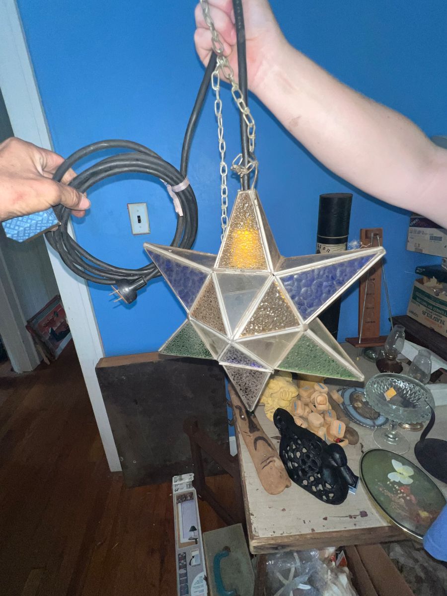 Vintage stained glass Starlight