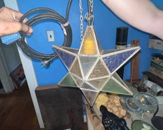 Vintage stained glass Starlight