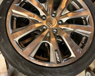 New tires/wheels for Honda Accord. Four available. Highest bid at 2pm on Saturday, September 27th. Cash. Text 205-567-5211 with questions. Minimum bid must be met. Starting bid $1,000. 