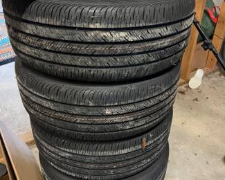 New tires/wheels for Honda Accord. Four available. Highest bid at 2pm on Saturday, September 27th. Cash. Text 205-567-5211 with questions. Minimum bid must be met. Starting bid $1,000. 