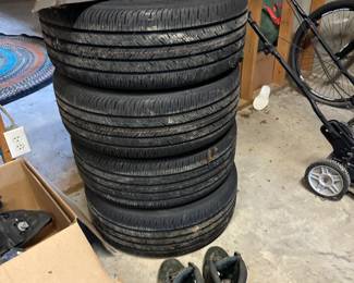 New tires/wheels for Honda Accord. Four available. Highest bid at 2pm on Saturday, September 27th. Cash. Text 205-567-5211 with questions. Minimum bid must be met. Starting bid $1,000. 