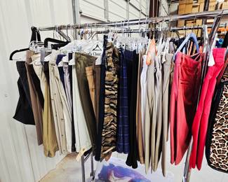 Various womens, mens, and boys clothing . lots are NWT. 