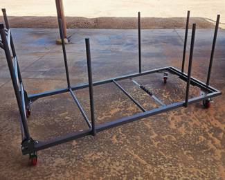 Cart for moving tables 