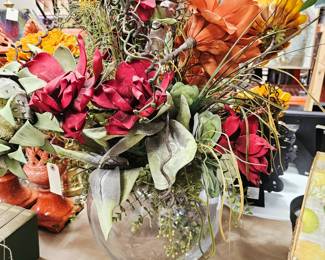 Large round bowl and florals sold separately 