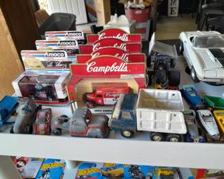 Die cast cars and vintage 