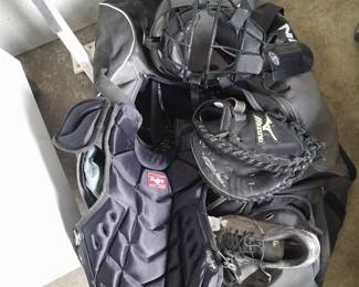 Baseball catcher's gear