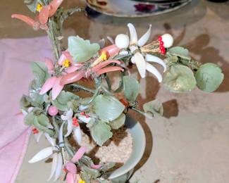 Vintage jade bonsai tree