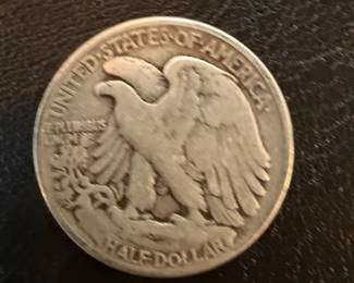 1941 Liberty Half dollar back