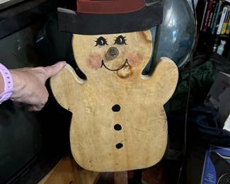 Snowman stake light nose