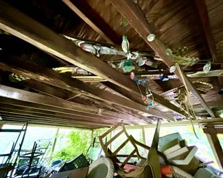Front porch 5 rafters 