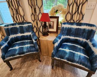 Pair of Custom Upholstered Chairs