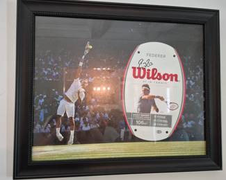 Roger Federer Signed Phots