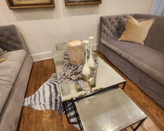 Mirrored Cocktail Table