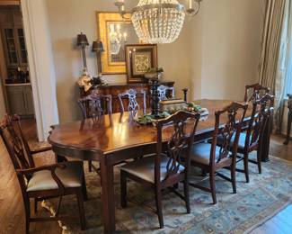 Elegant Dining Table and Chairs