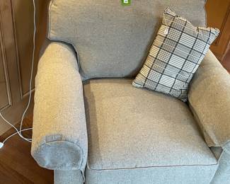 Overstuffed armchair by Stickley