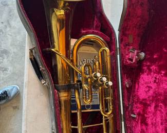 H N White King Baritone Horn