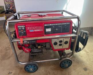  Honda EM5000SX portable generator