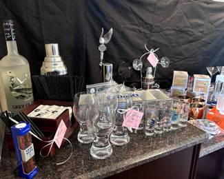 Owner of Frankie's Downtown Bar - huge assortment of authentic & collector's bar supplies.