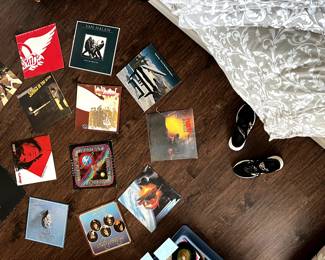 A huge collection of Albums and 45's.