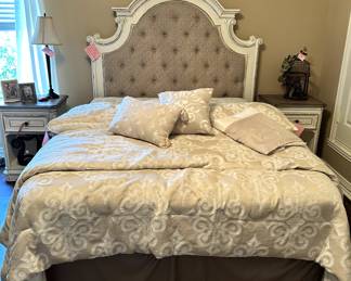 Queen Bedroom Set by Liberty Furniture with headboard and matching nightstands.