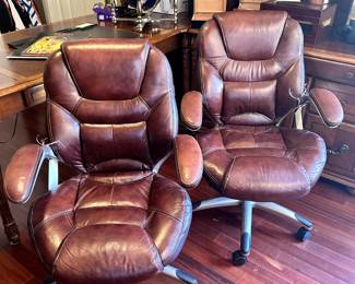 Leather Desk Chairs and office furniture