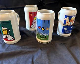 Huge collection of authentic German Beer Steins (owner lived several years in Germany)