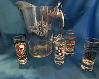 Harley Davidson Collector - bottle openers, darts, gear shift linkages, decals, deluxe Dart Board.