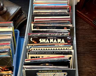 Amazing selection of vinyls - great music collection!