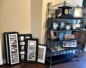 Large collection of photo frames