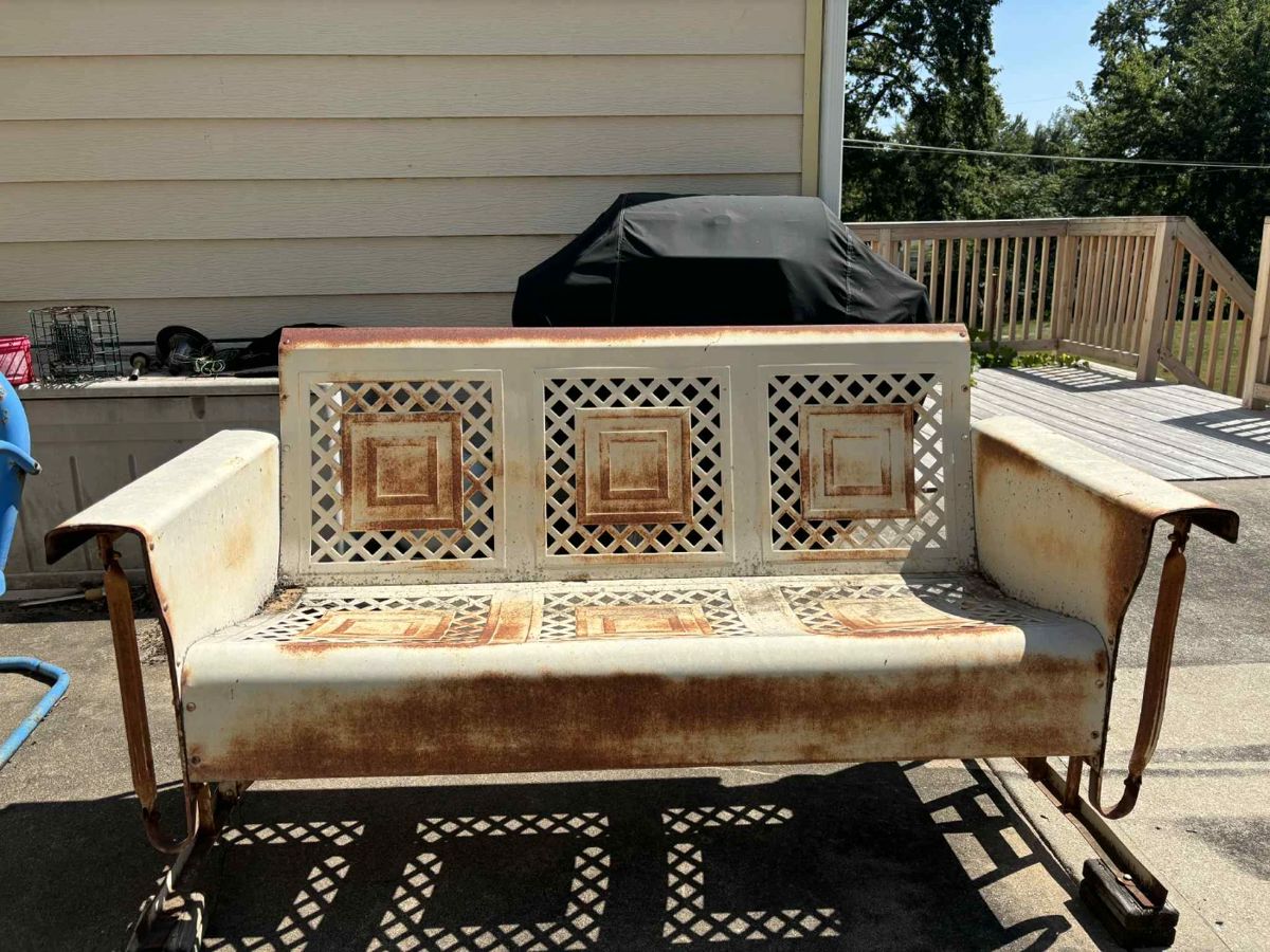 outdoor bench