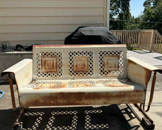 outdoor bench