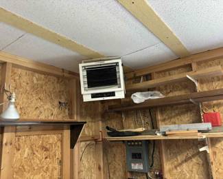 shed space heater