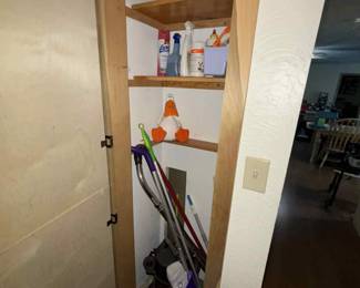 vaccuum and cleaning supplies