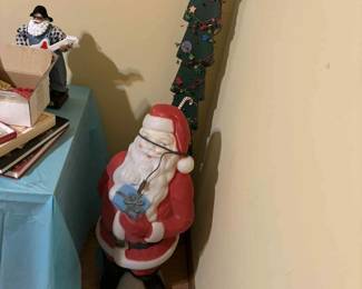 blow mold santa