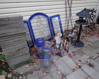 Patio Blocks. Glass Art. 