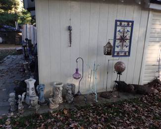 Cement Statues. Beautiful Garden Art. 