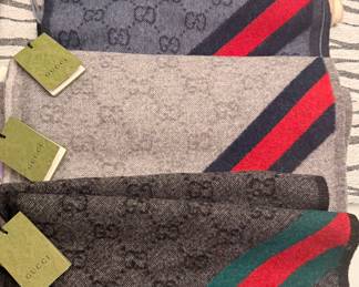 Brand new Gucci wool scarves 