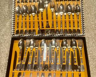 Vintage sterling silver flatware set