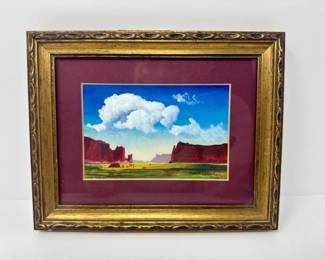34 RobertDraperOriginalSouthwestLandscapePaintingSigned