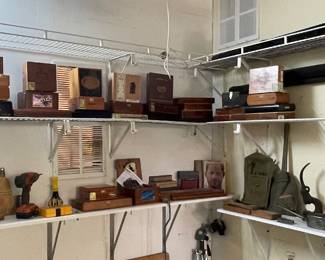 WOOD CIGAR BOXES, POWER TOOLS