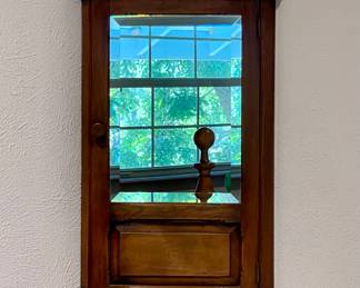 ANTIQUE CORNER CABINET