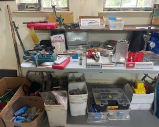 AMMUNITION RELOADER AND SUPPLIES