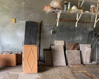 GUN CASES, GRANITE PIECES